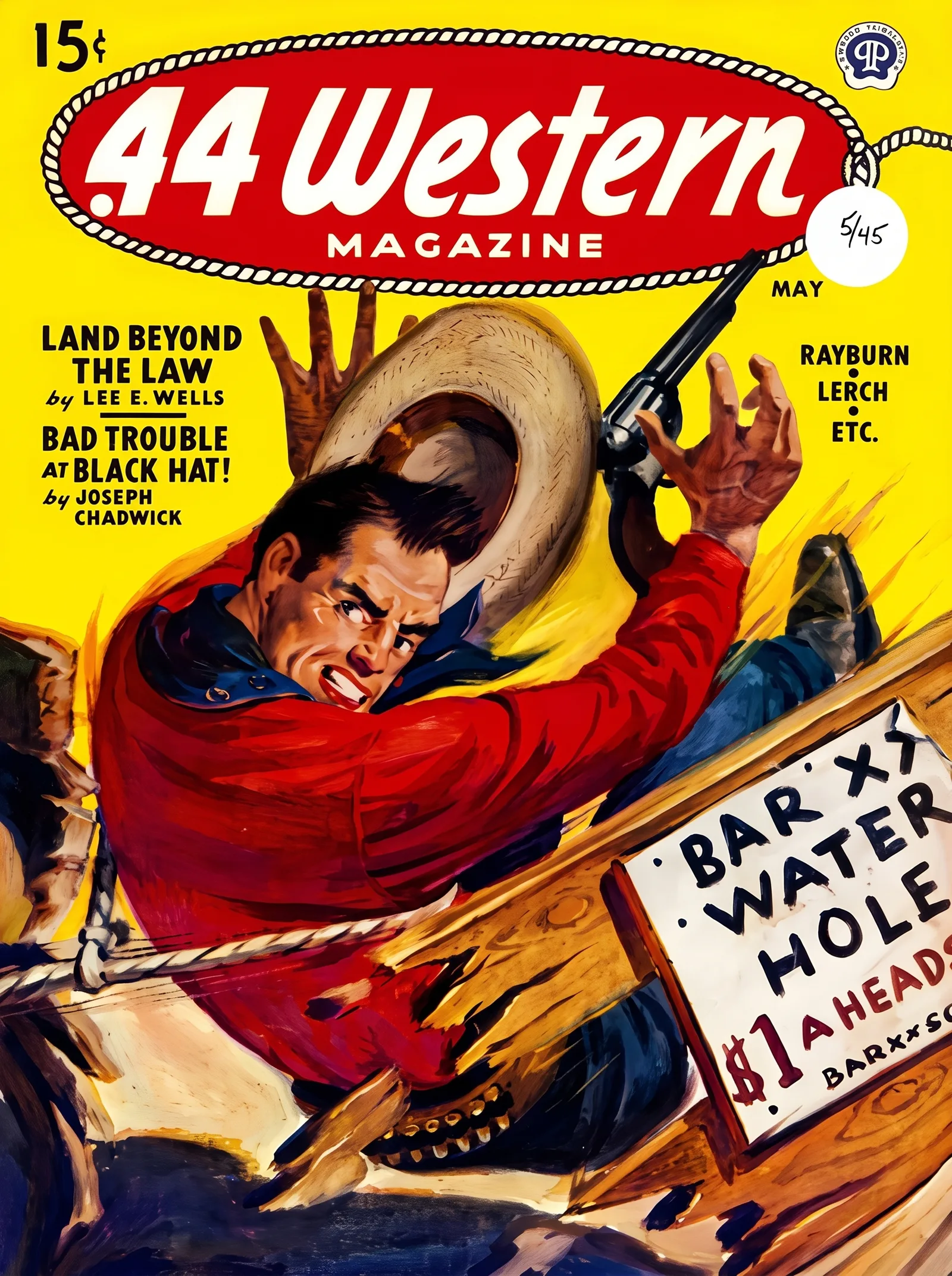 .44 Western Magazine May 1945 cover